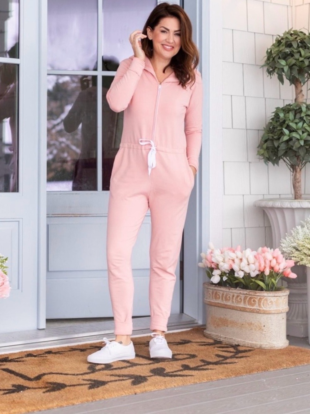 JH x Smash + Tess Pink Harris Hoodie